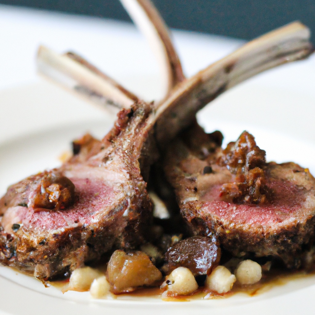 Macadamia-Crusted Lamb Chops with Davidson’s Plum Glaze