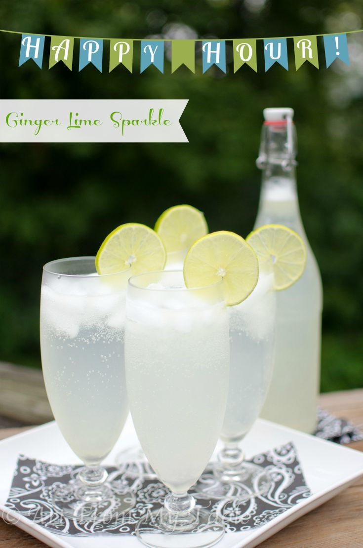 Ginger-Lime Fizz Sparkler