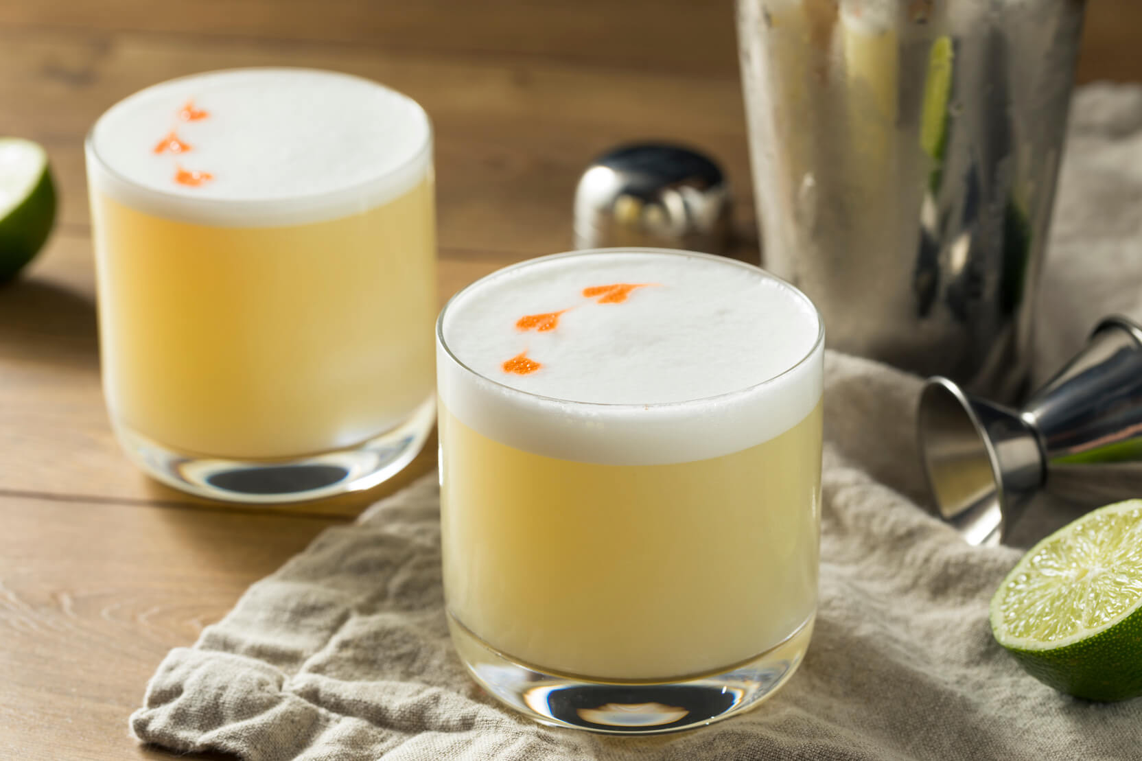 Tenerife Mountain Mist Mezcal Sour