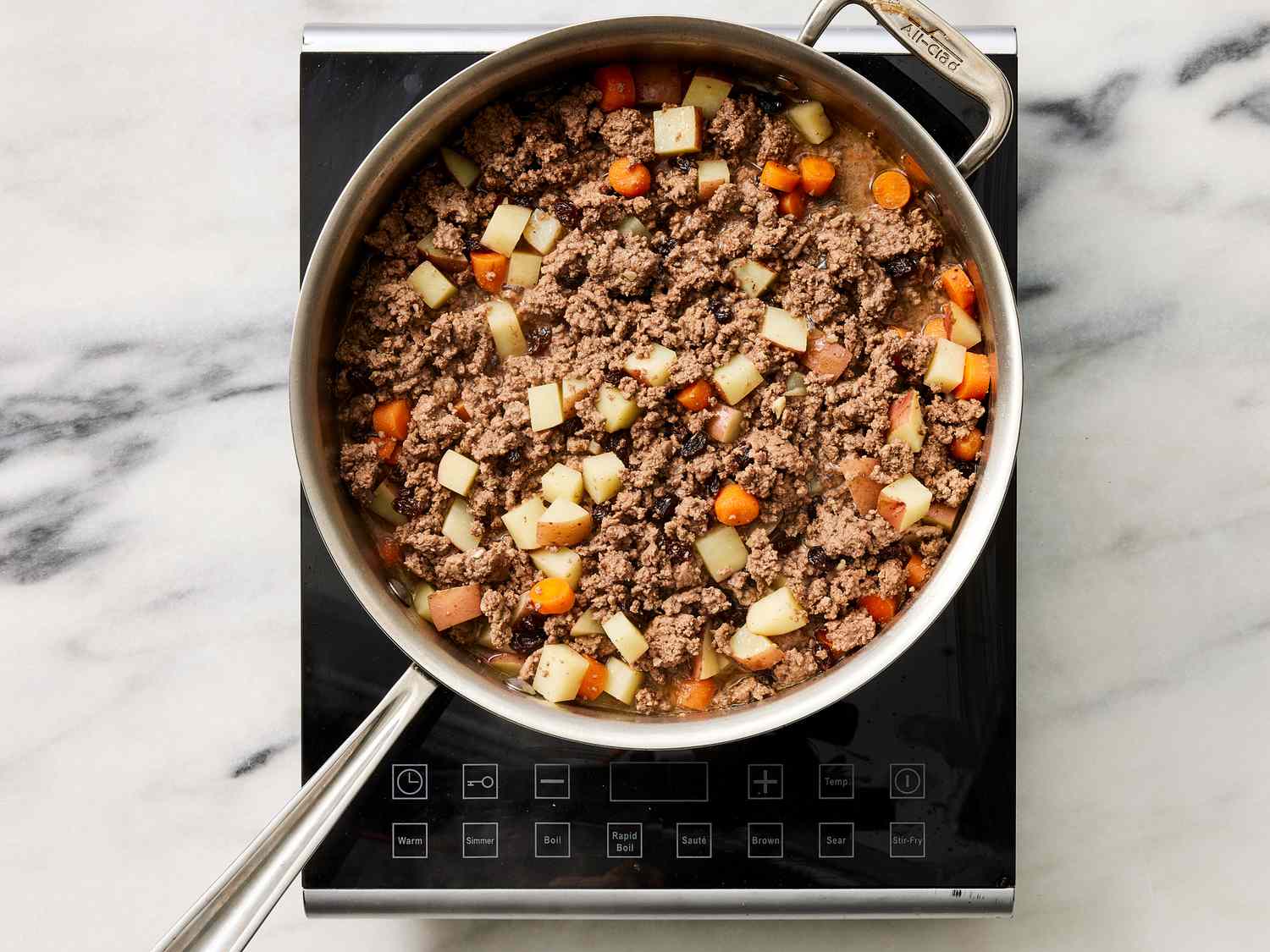 Beef Giniling with Tomato and Potatoes