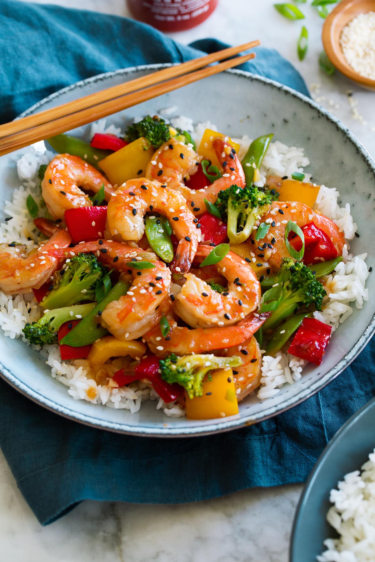 Tiki-Inspired Spiced Coconut Shrimp Stir Fry