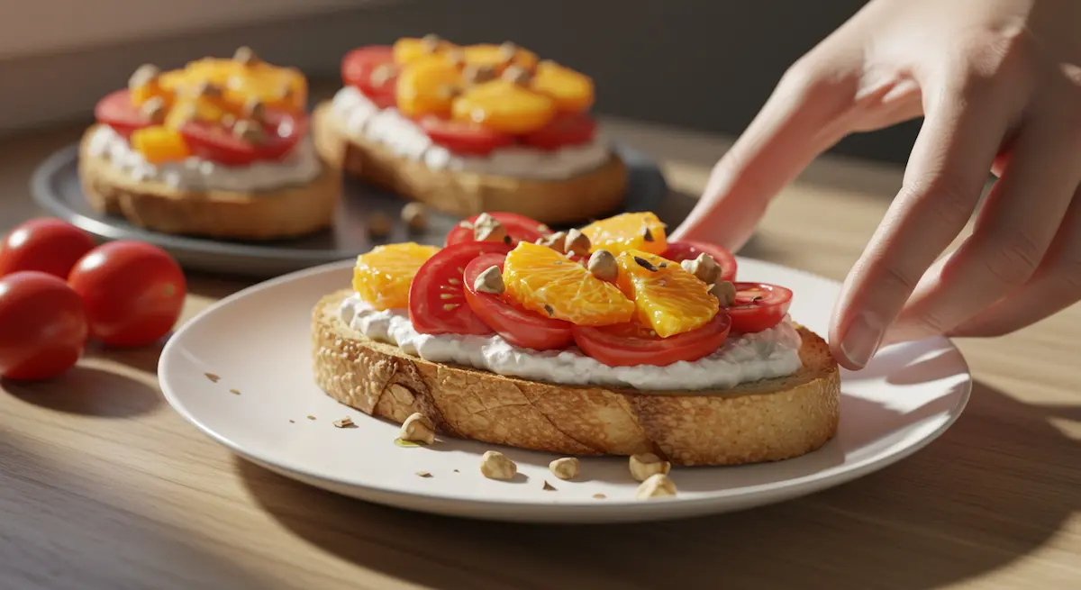 Aperol-Citrus Bruschetta