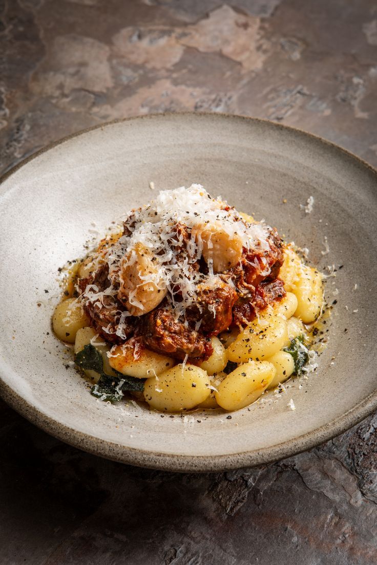 Slow-Roasted Kangaroo Ragu with Macadamia Nut Gnocchi