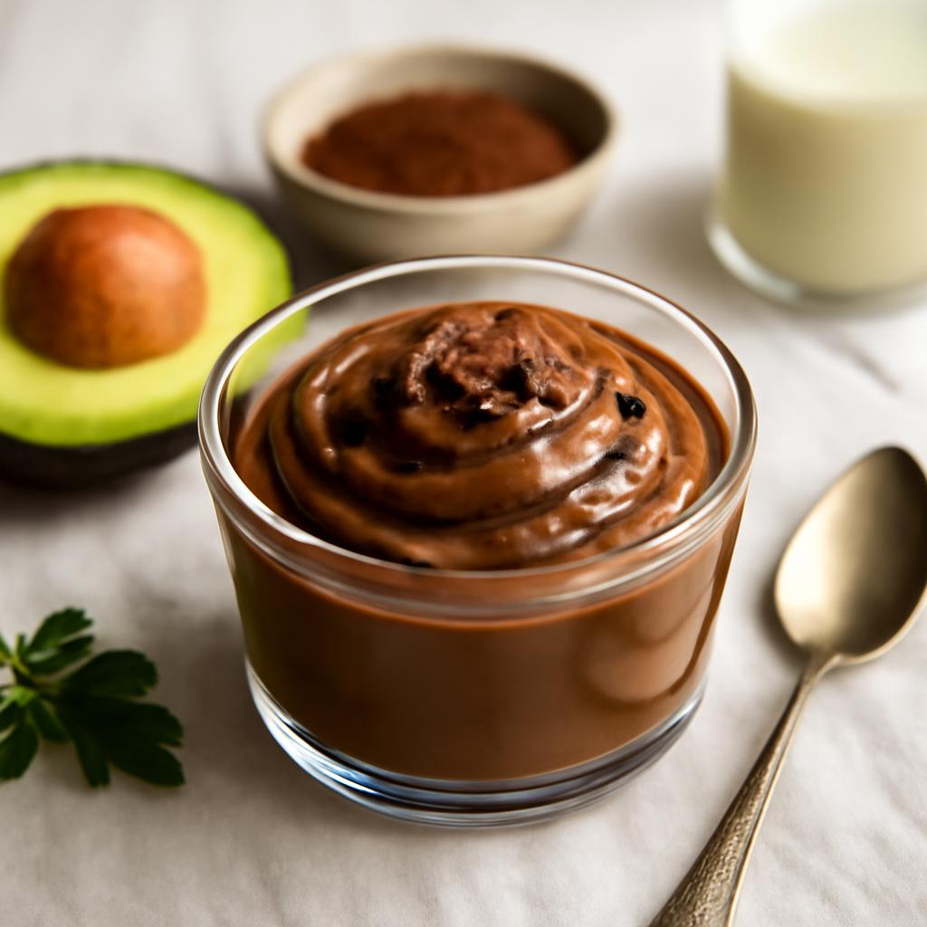 No-Bake Sugar-Free Chocolate Avocado Mousse