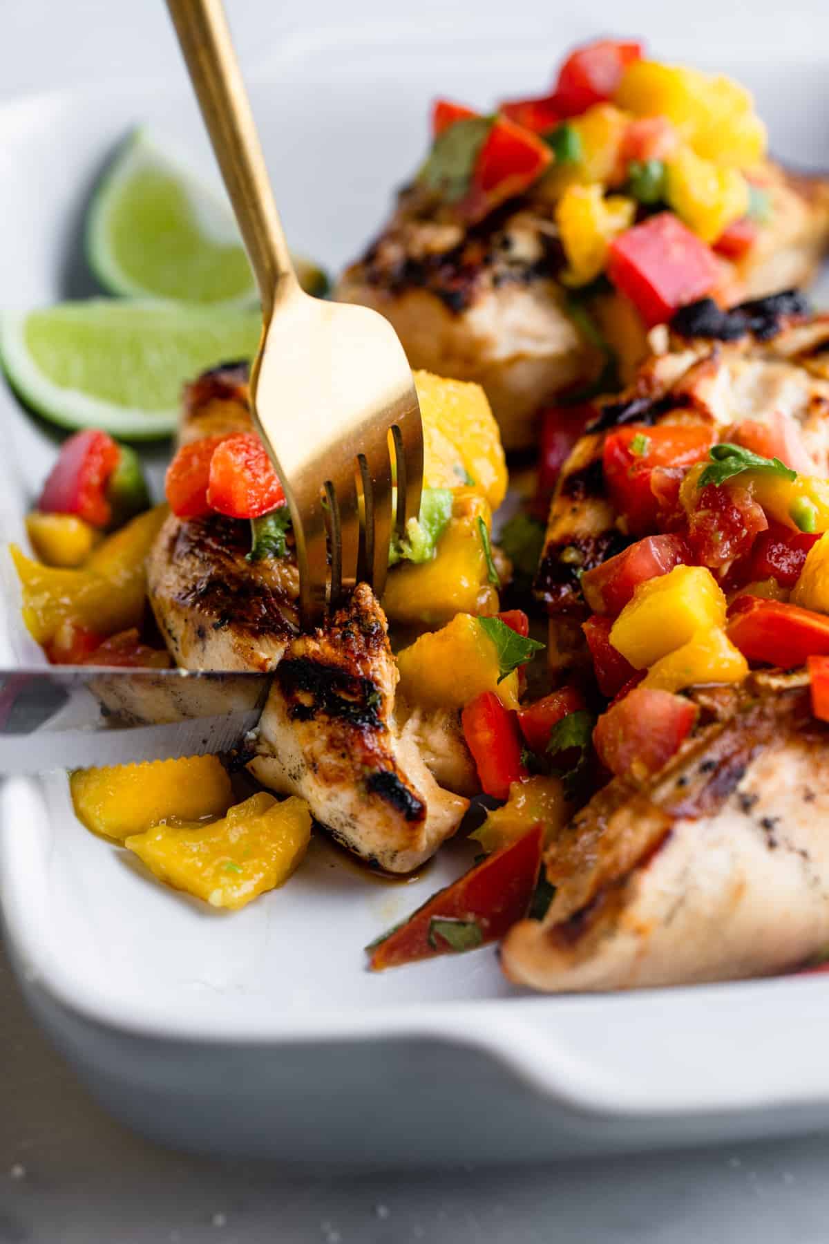 Business Access Chicken with Mango Salsa