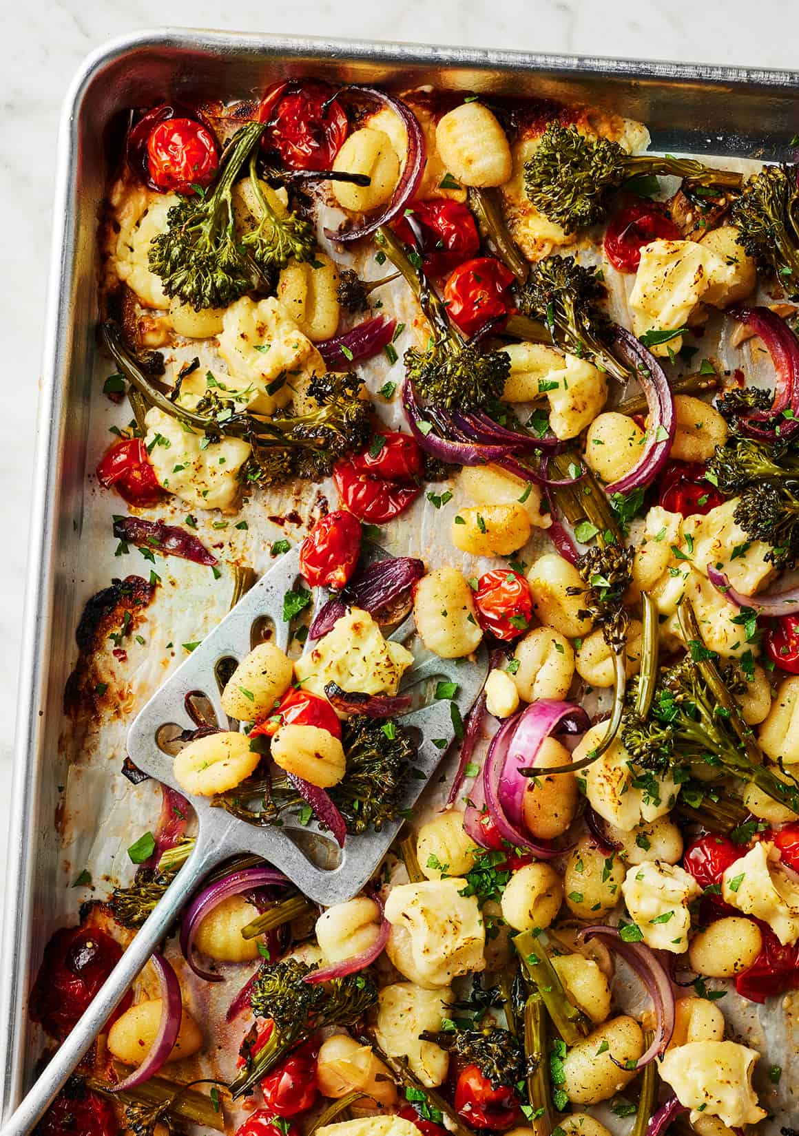 Oven-Roasted Mediterranean Vegetable and Feta Sheet Pan