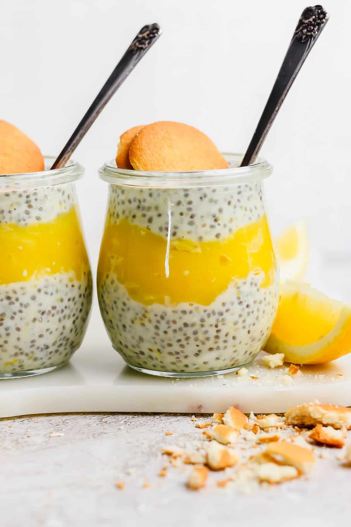 Macadamia and Quandong Chia Pudding with Lemon Myrtle Honey Drizzle