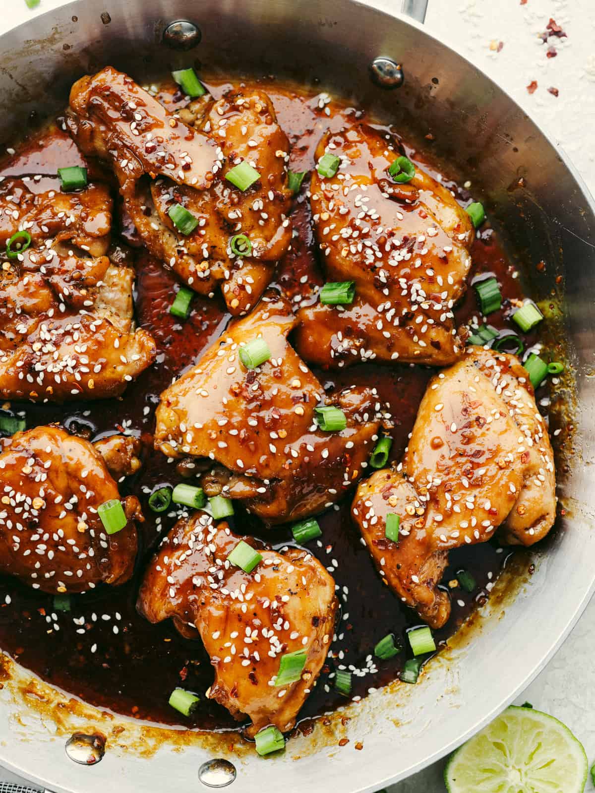 Pan-Seared Chicken with Spicy Tokyo-Inspired Glaze