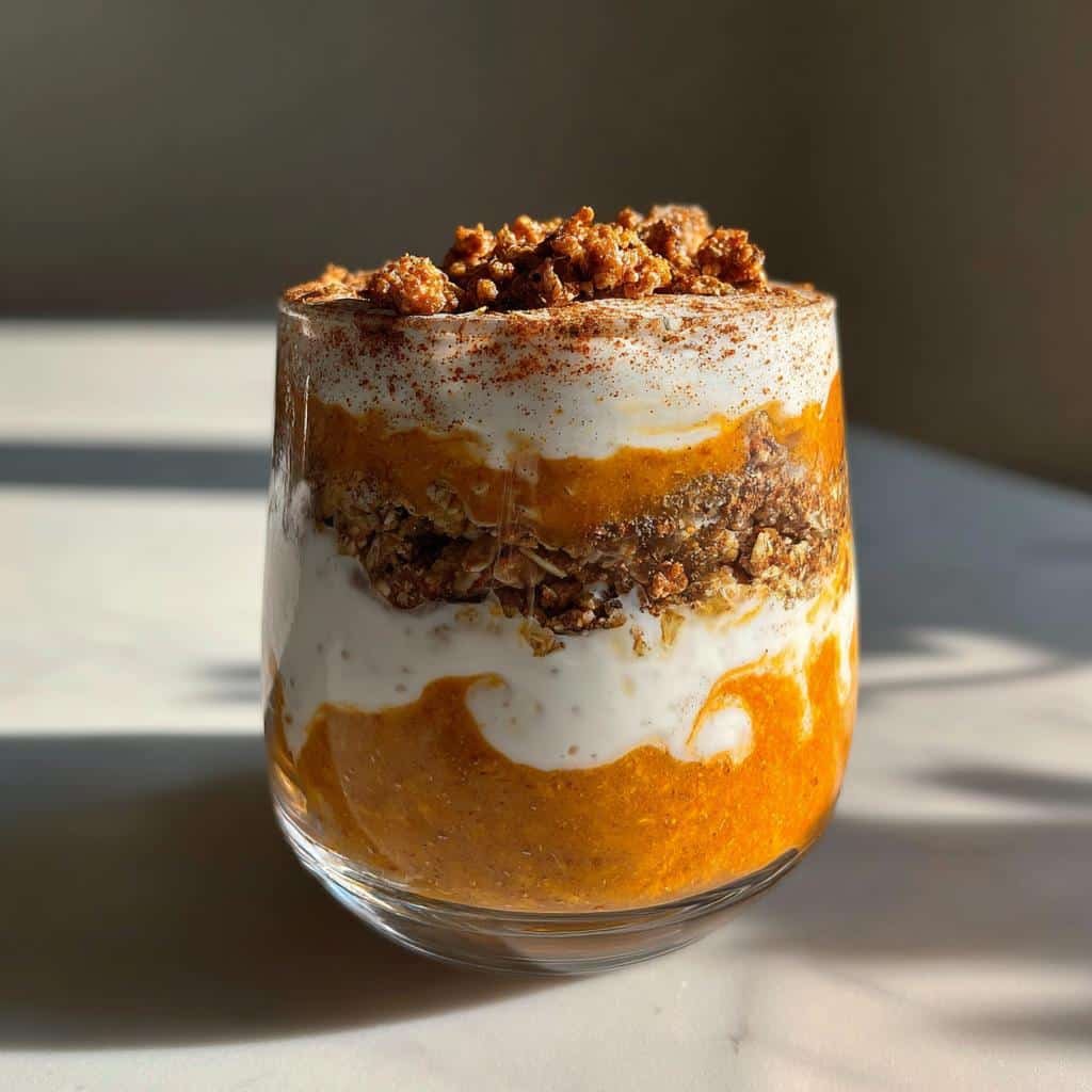 Spiced Pumpkin Chia Pudding Parfaits