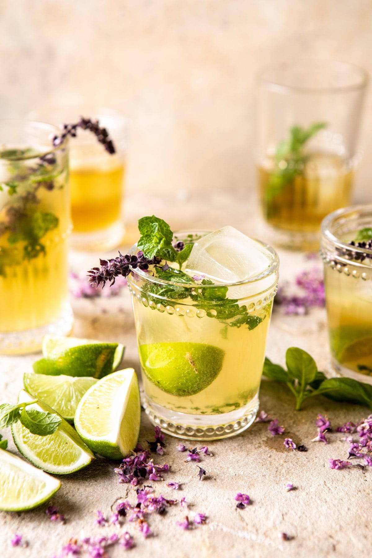 Muddled Basil Tropical Cooler