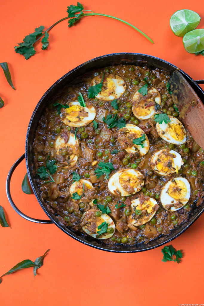 Goan Egg Curry in Spiced Coconut Gravy