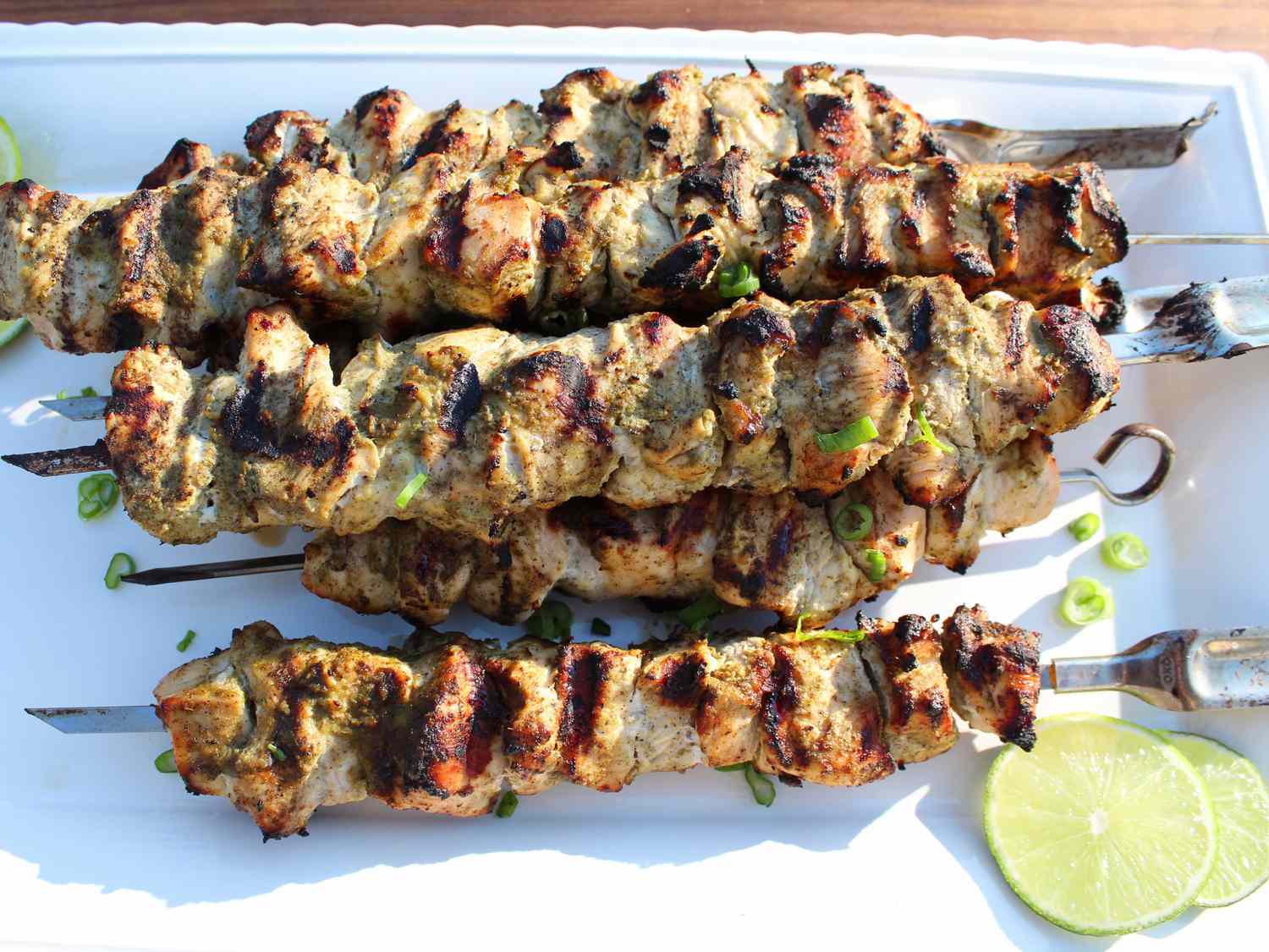 Caribbean Jerk-Spiced Chicken Skewers with Pineapple Salsa