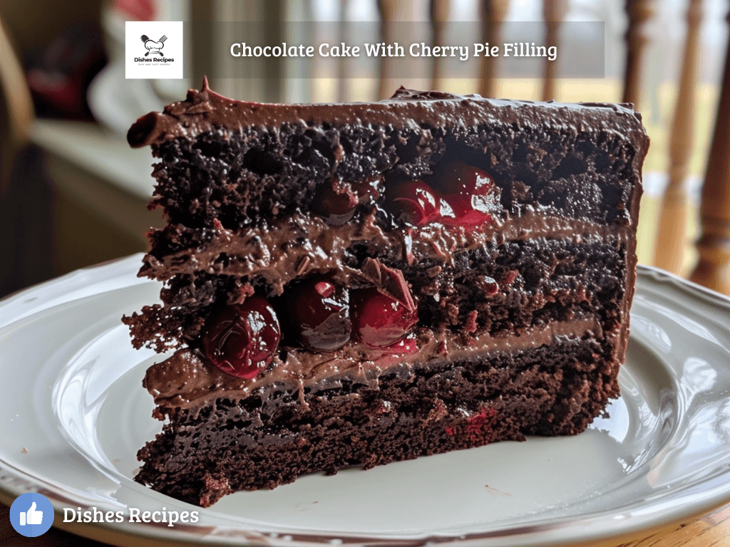 Whiskey-Soaked Cherry Chocolate Cake