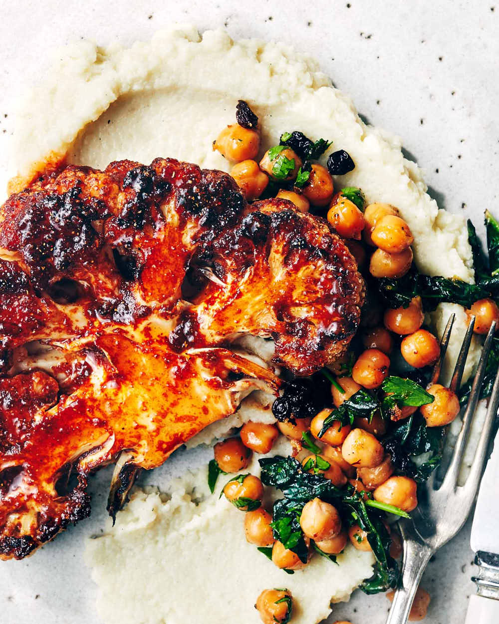 Harissa-Spiced Roasted Cauliflower Steaks