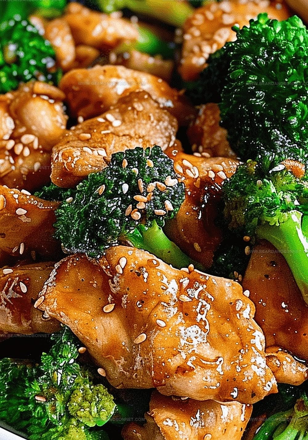 Ginger-Soy Glazed Chicken Stir Fry with Broccoli