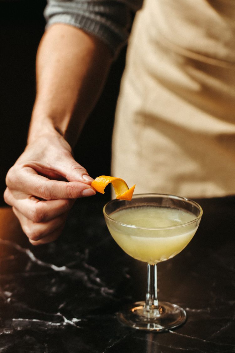 Charred Citrus Gin Martini