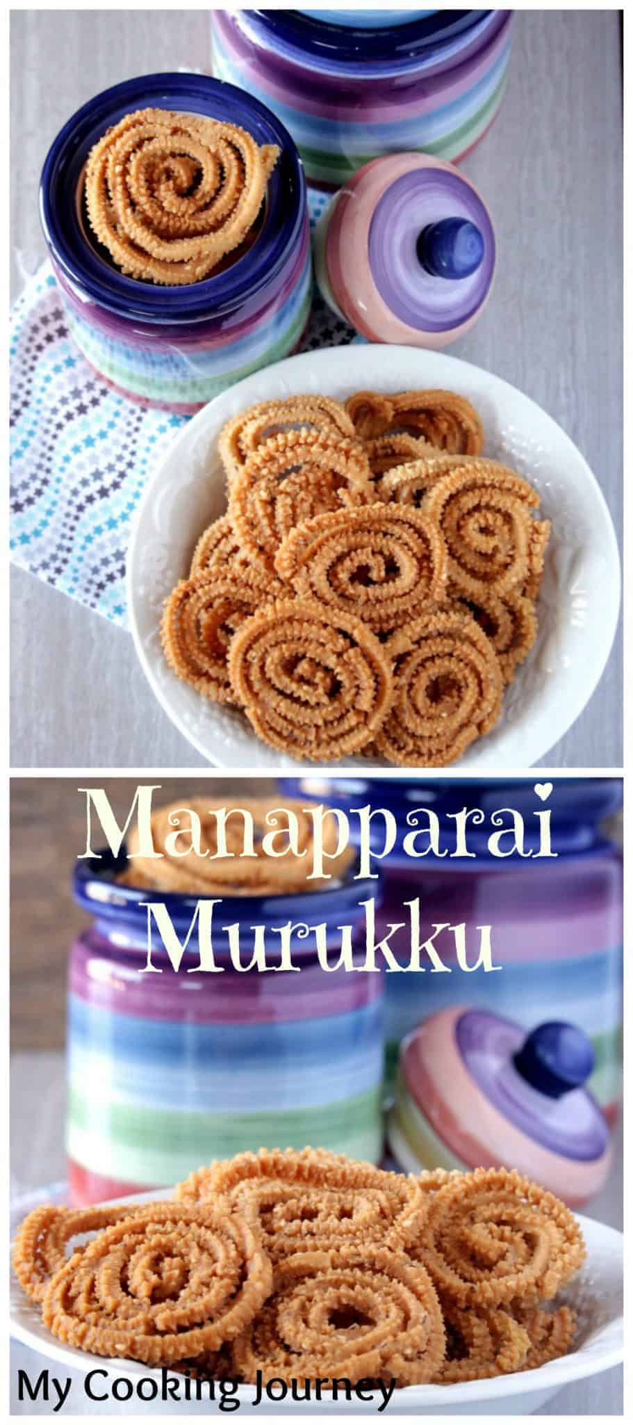 Crunchy Manapparai Murukku with Roasted Peanut Candy