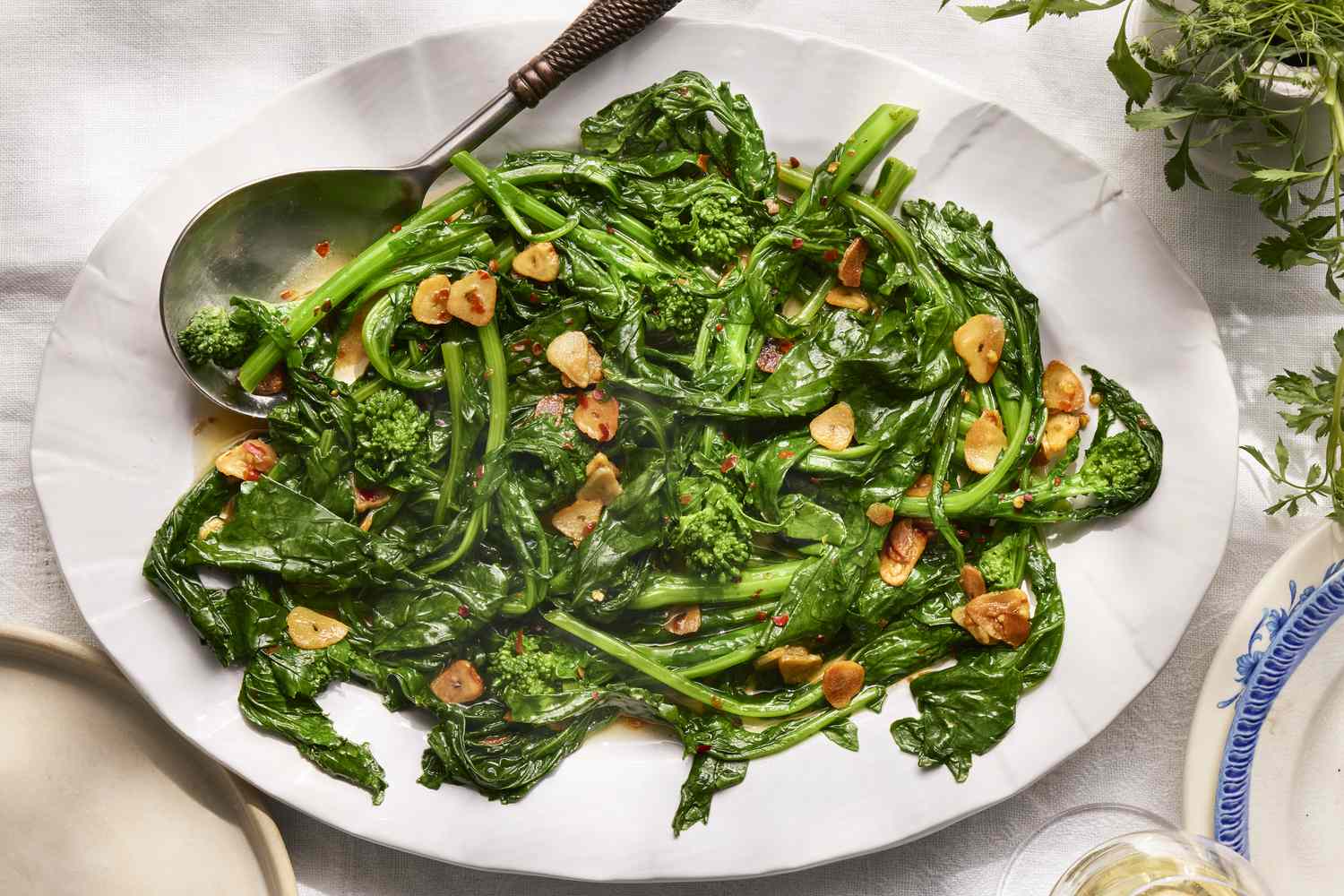 Grilled Broccoli Rabe with Garlic and Lemon Zest