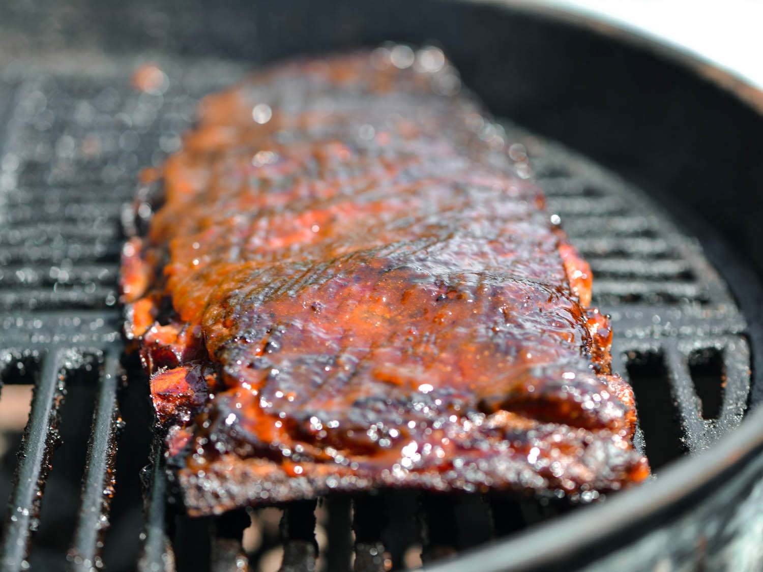 Charcoal-Grilled Spiced Beef Ribs with Smoky BBQ Glaze