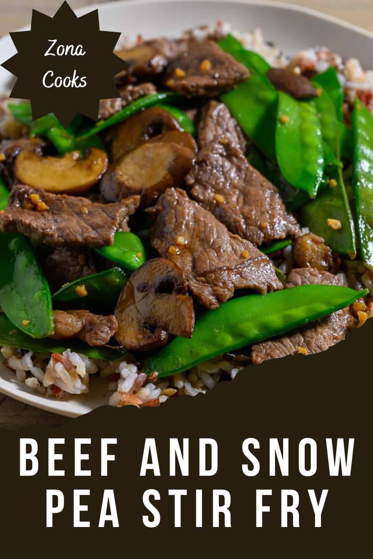 Sesame-Ginger Beef Stir Fry with Snow Peas