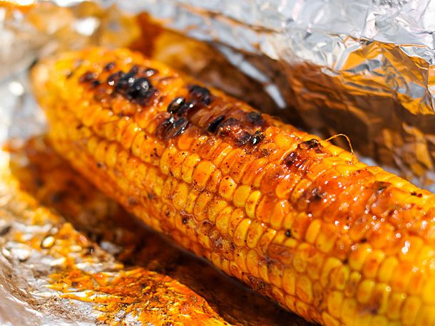 Charcoal-Grilled Corn with Chili Lime Butter
