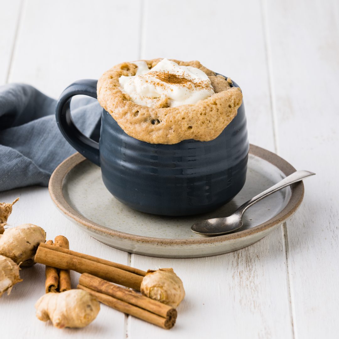 Vanilla Chai-Spiced Mug Cake