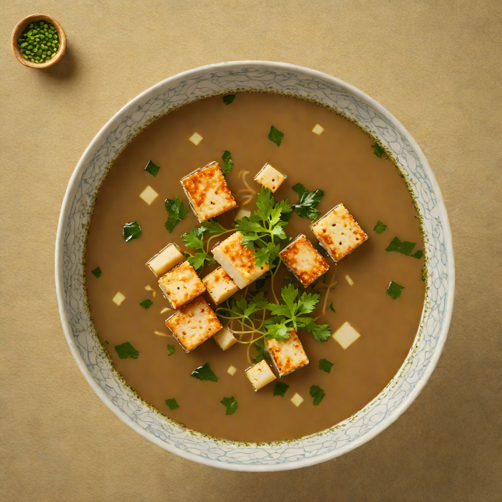 Authentic Kombu-Dashi Miso Soup with Tofu