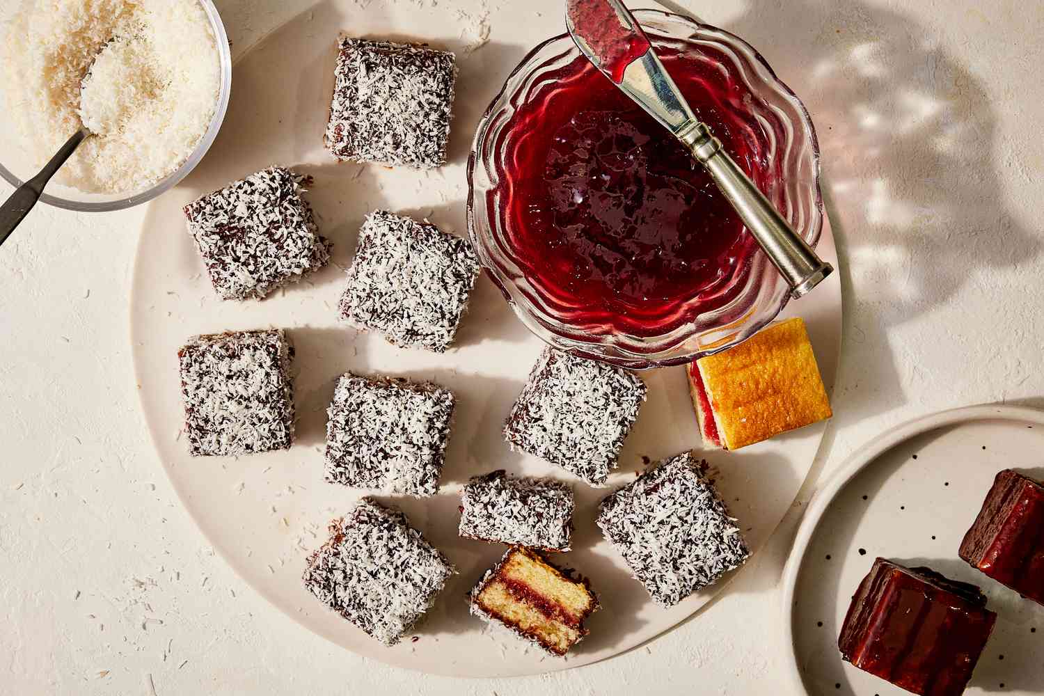 Lamington-Style Coconut-Pineapple Cake Bites