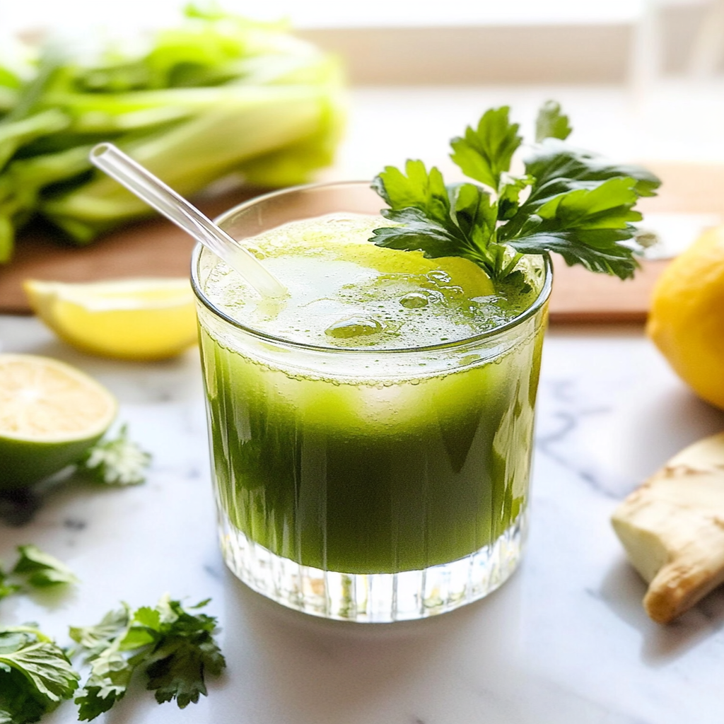 Herbal Green Tea Detox Martini