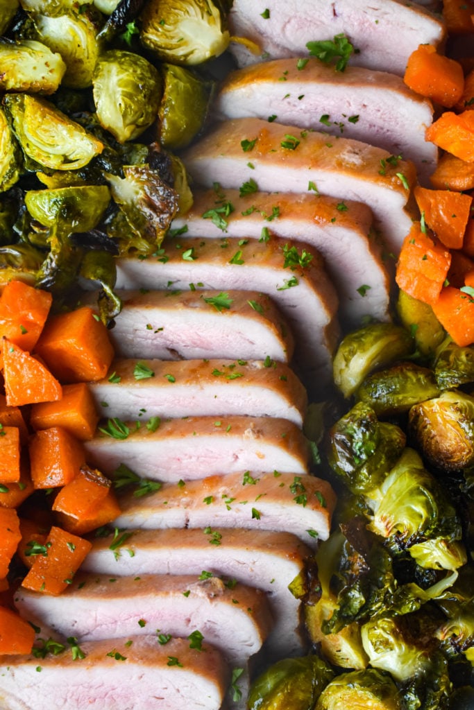 Sheet Pan Mexican-Spiced Pork Tenderloin with Roasted Sweet Potatoes