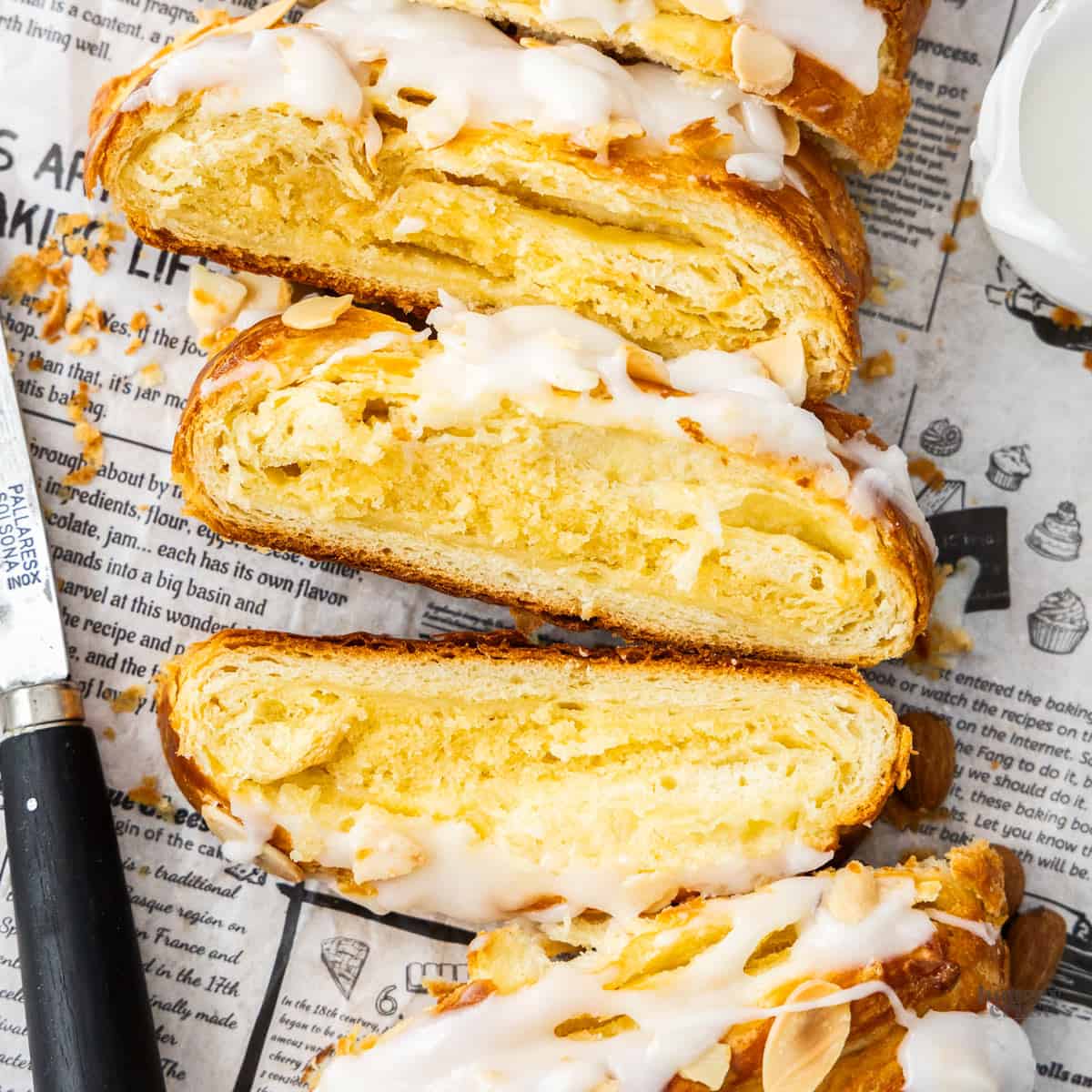 Salted Almond Frangipane Danishes