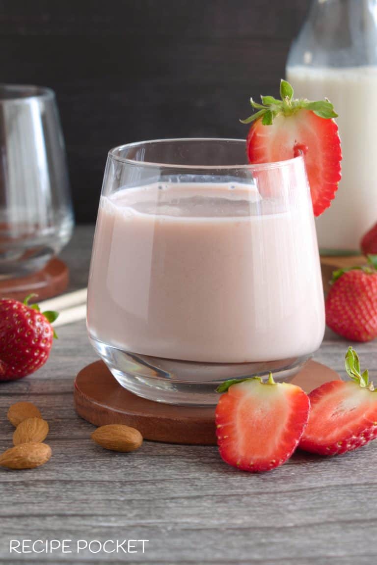 Strawberry Almond Milk Refresher