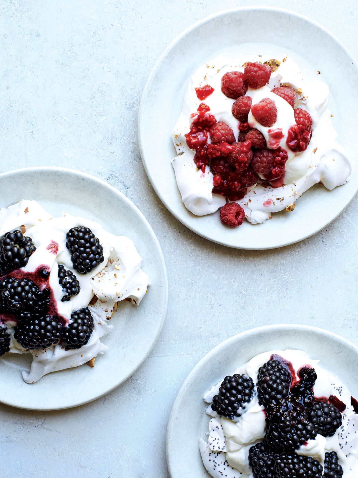 Classic Two-Egg Pavlova with Fresh Berries