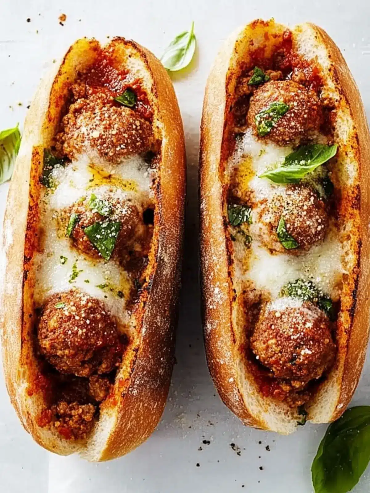 Classic Italian-American Meatball Subs