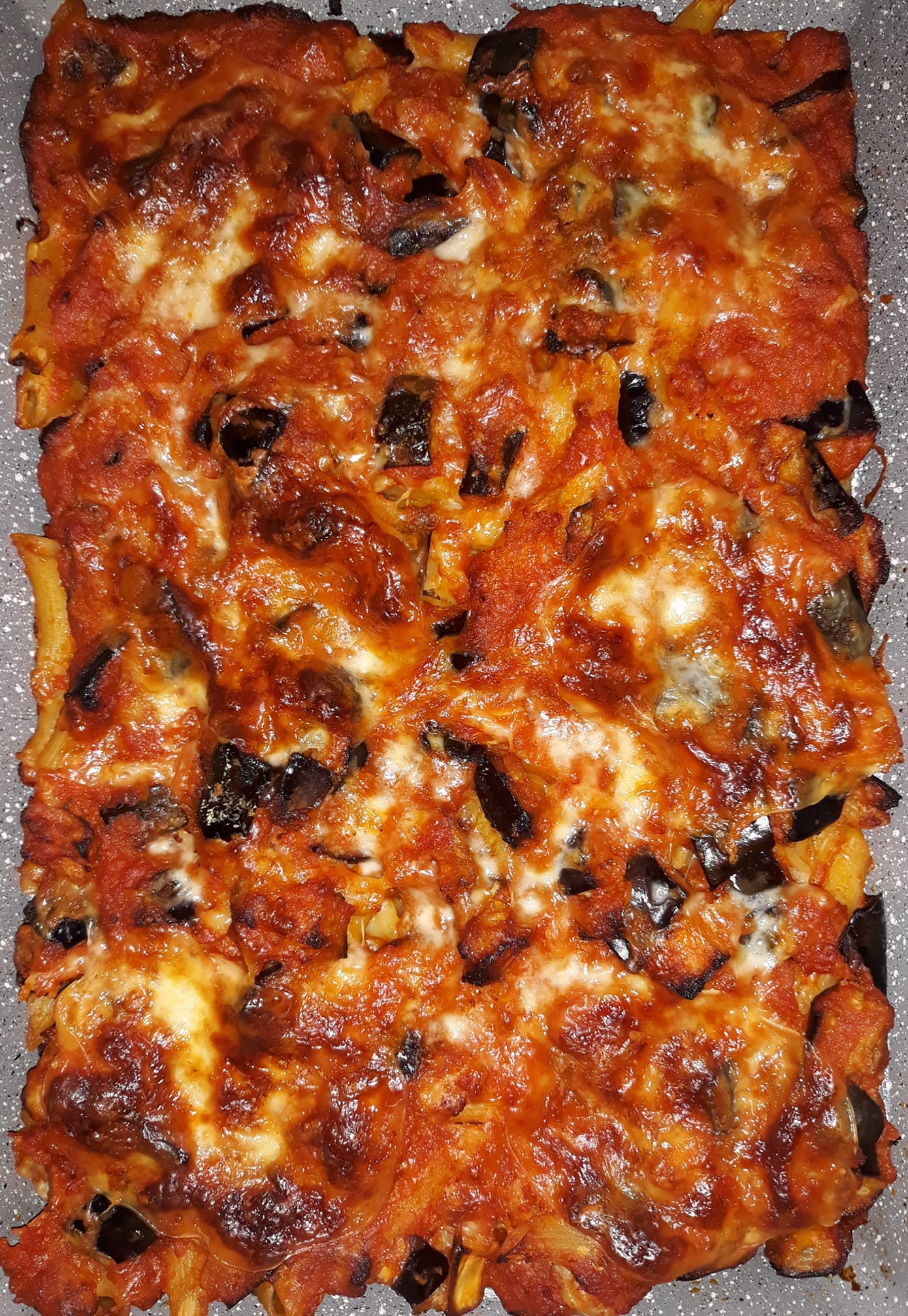 Southern Italian-Style Pasta al Forno with Eggplant