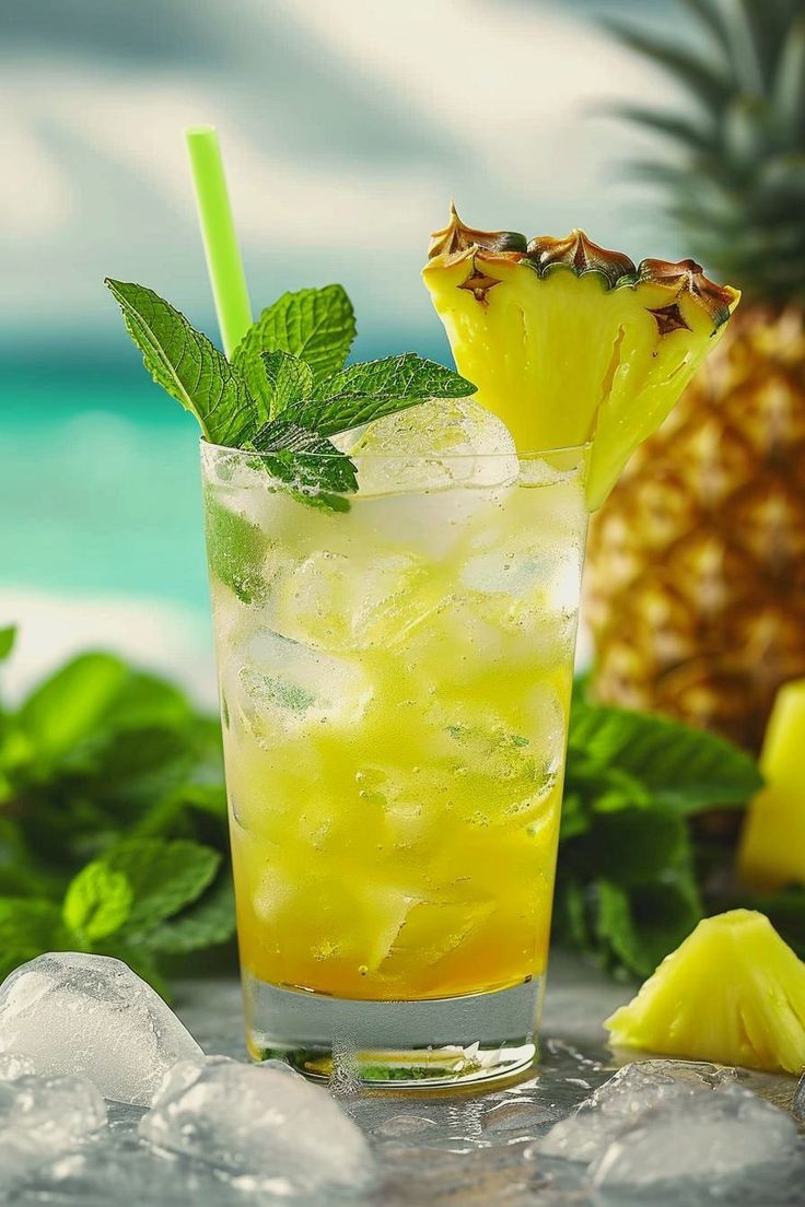 Guinean Pineapple Mint Mojito