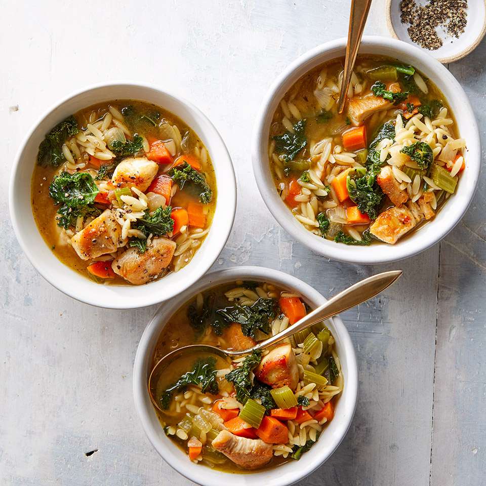 Immune-Boosting Ginger Lemon Chicken Soup