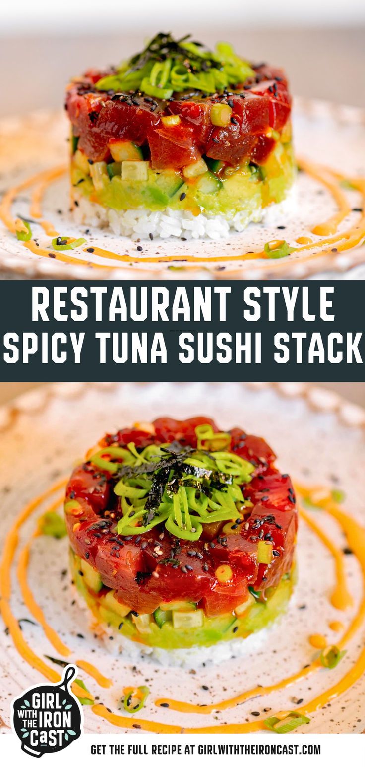Anime Character's Dream: Spicy Tuna Roll Tower