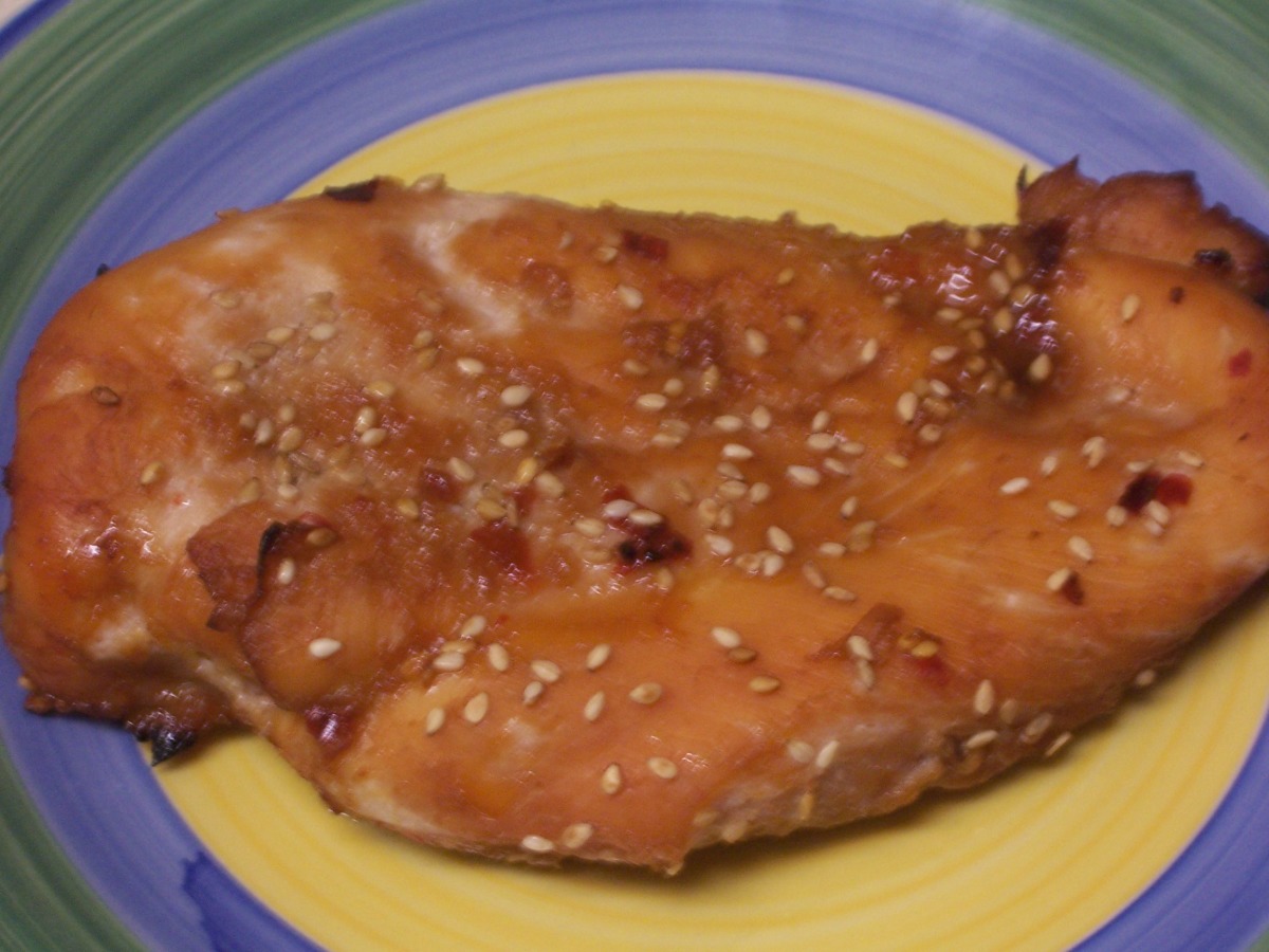 Crispy Sesame-Ginger Glazed Chicken