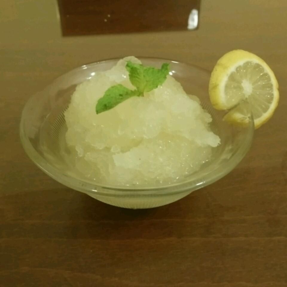 Light Rum Mojito Sorbet