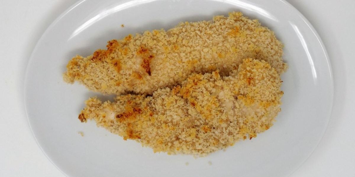 Crispy Buttermilk Baked Chicken Tenders with Dill Aioli