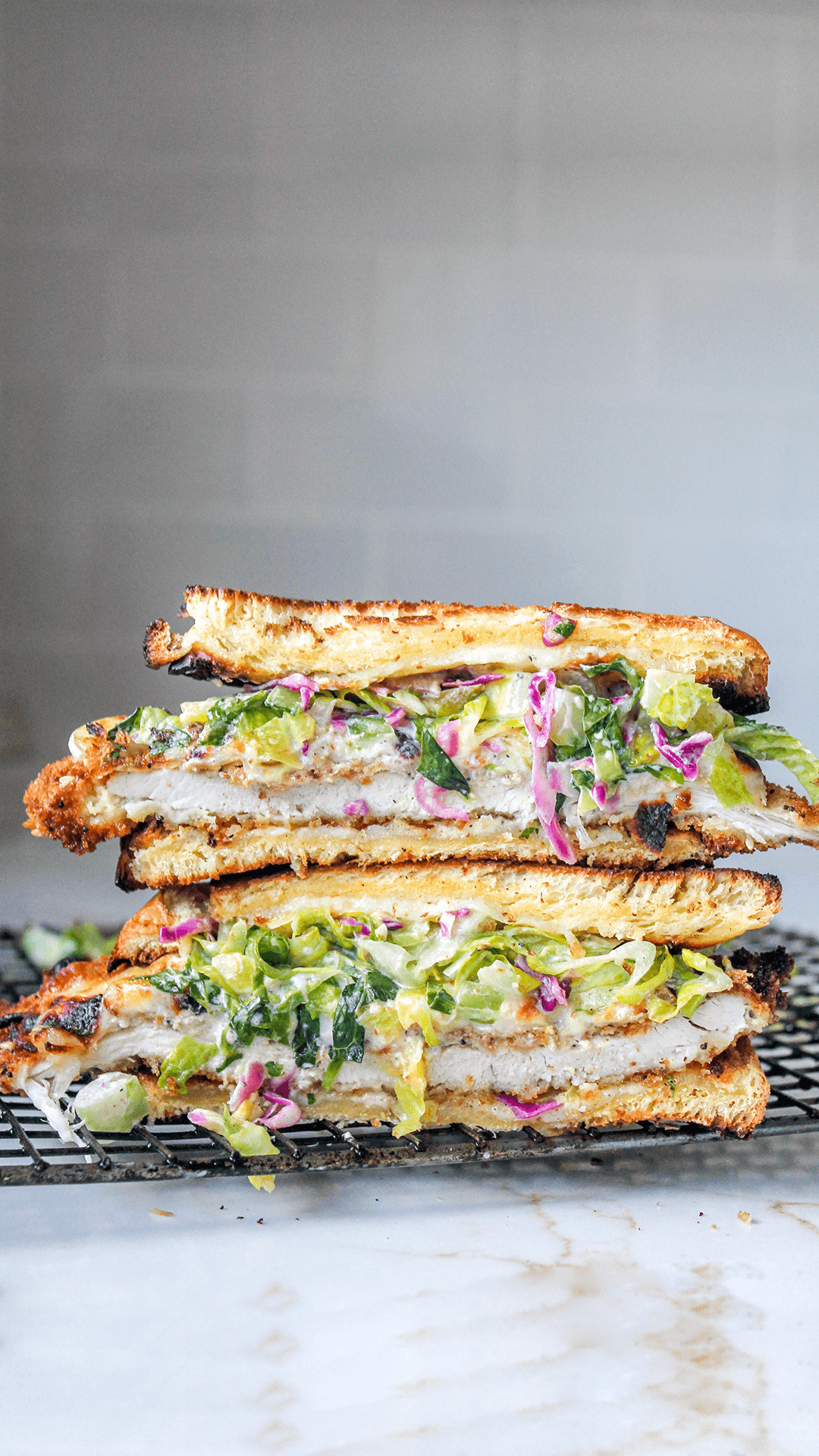 Buttermilk-Brined Chicken Sandwich with Pickled Slaw