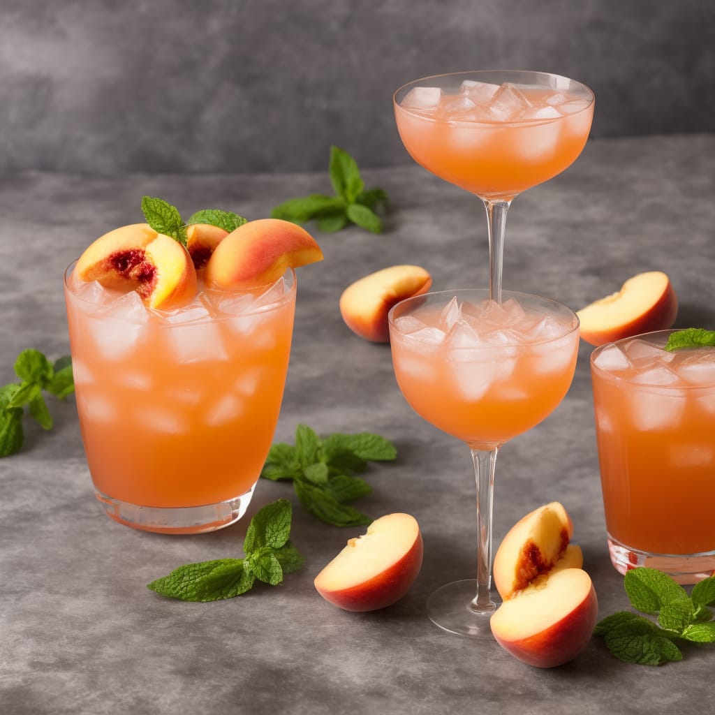 Gulf Coast Peach Vodka Cooler
