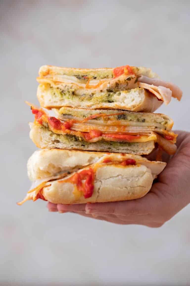 Pesto Turkey and Mozzarella Wraps with Sun-Dried Tomatoes