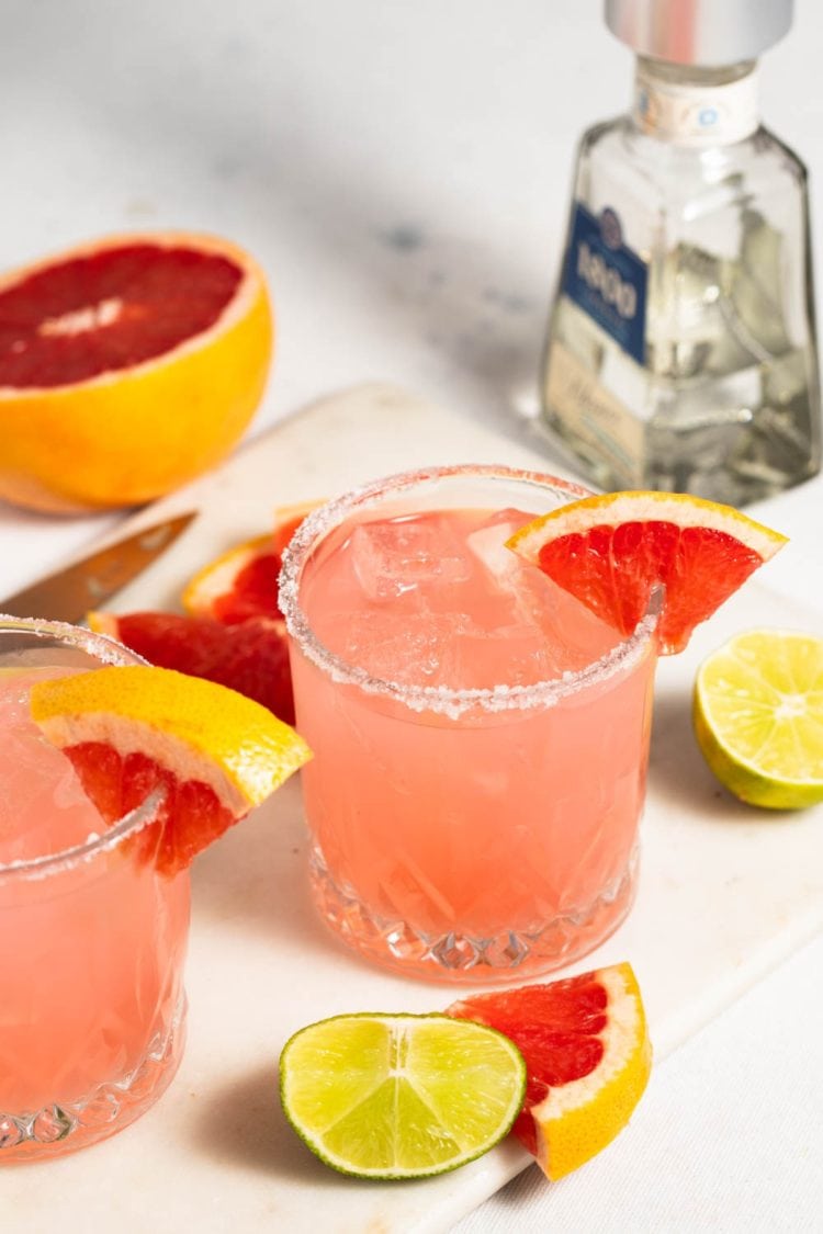 Tequila Blanco Paloma with Grapefruit and Sea Salt