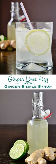 Ginger-Cardamom Fizz with Fresh Lime