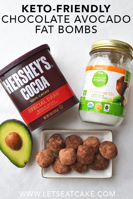 No-Bake Keto Avocado Chocolate Fat Bombs