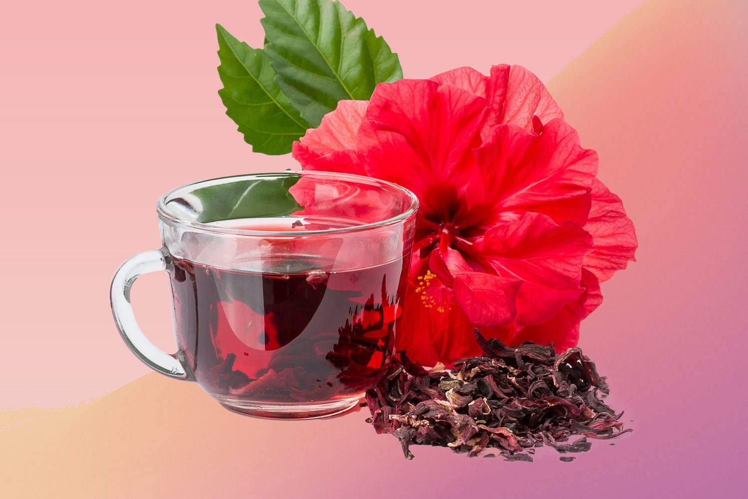 Chilled Hibiscus and Hibiscus-Infused Jasmine Tea Punch