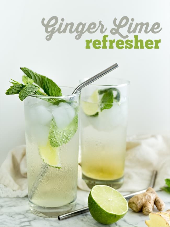 Muddled Ginger-Lime Fizz
