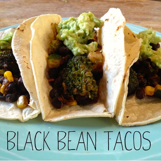 Mexican-Style Black Bean Tacos